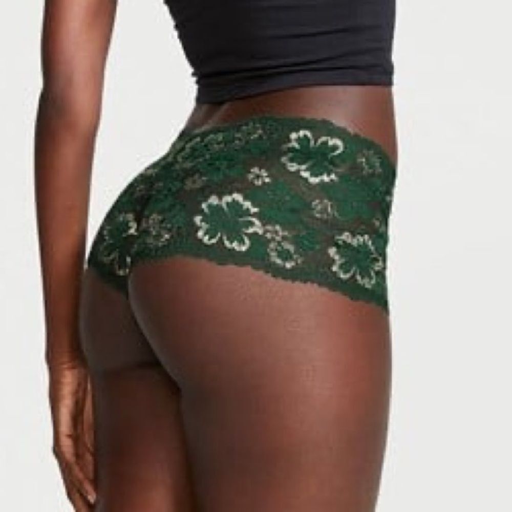 Victoria’s Secret Body by Victoria Envious Green Lace Short Panty Size XXL